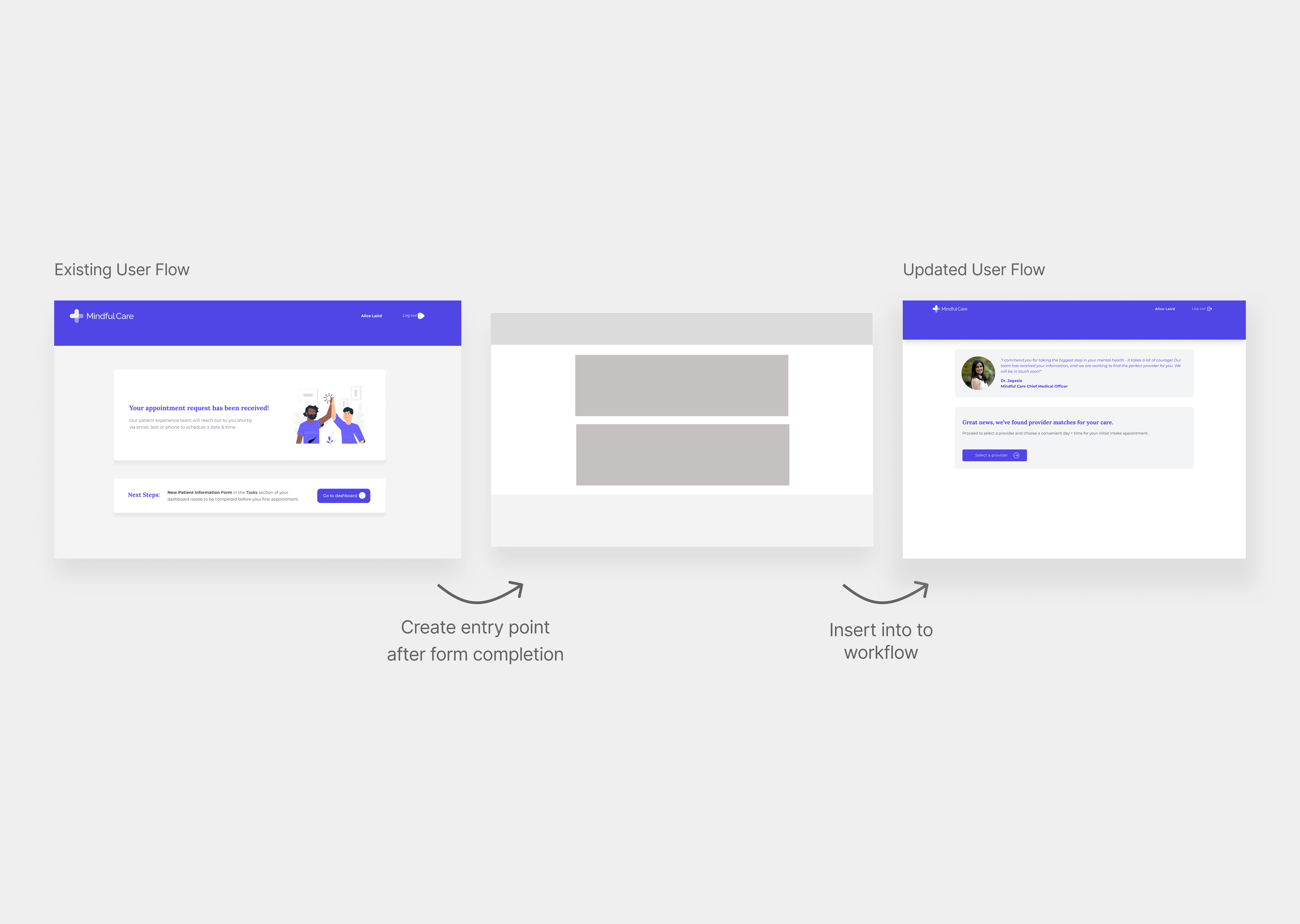 Added entry point screen into onboarding workflow, leading to self scheduling